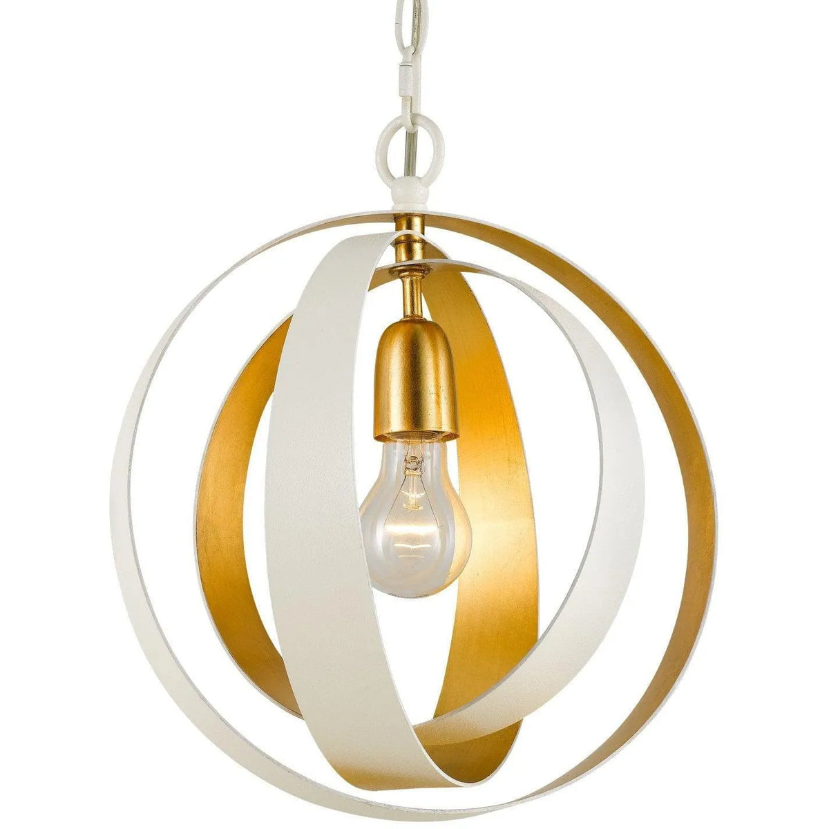 Crystorama - Luna One Light Mini Chandelier - 580-MT-GA | Montreal Lighting & Hardware