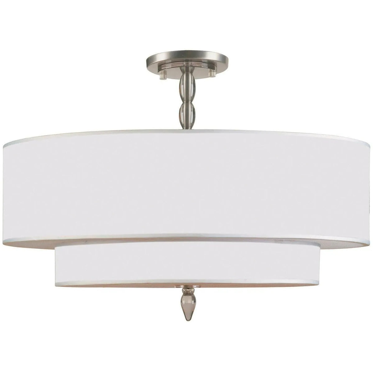 Crystorama - Luxo Five Light Ceiling Mount - 9507-SN_CEILING | Montreal Lighting & Hardware