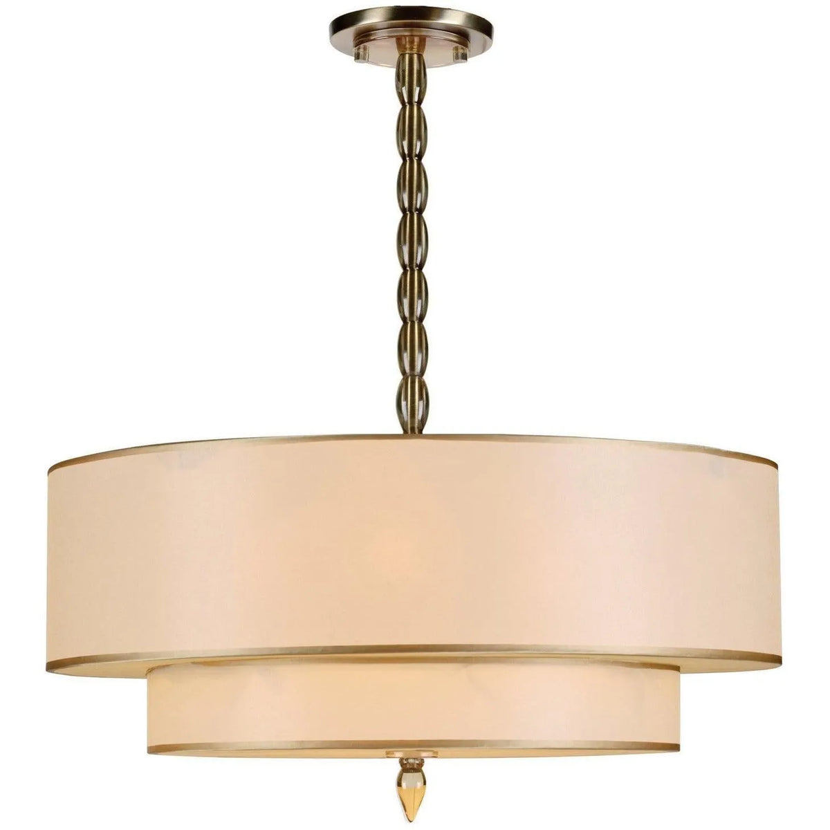 Crystorama - Luxo Five Light Chandelier - 9507-AB | Montreal Lighting & Hardware