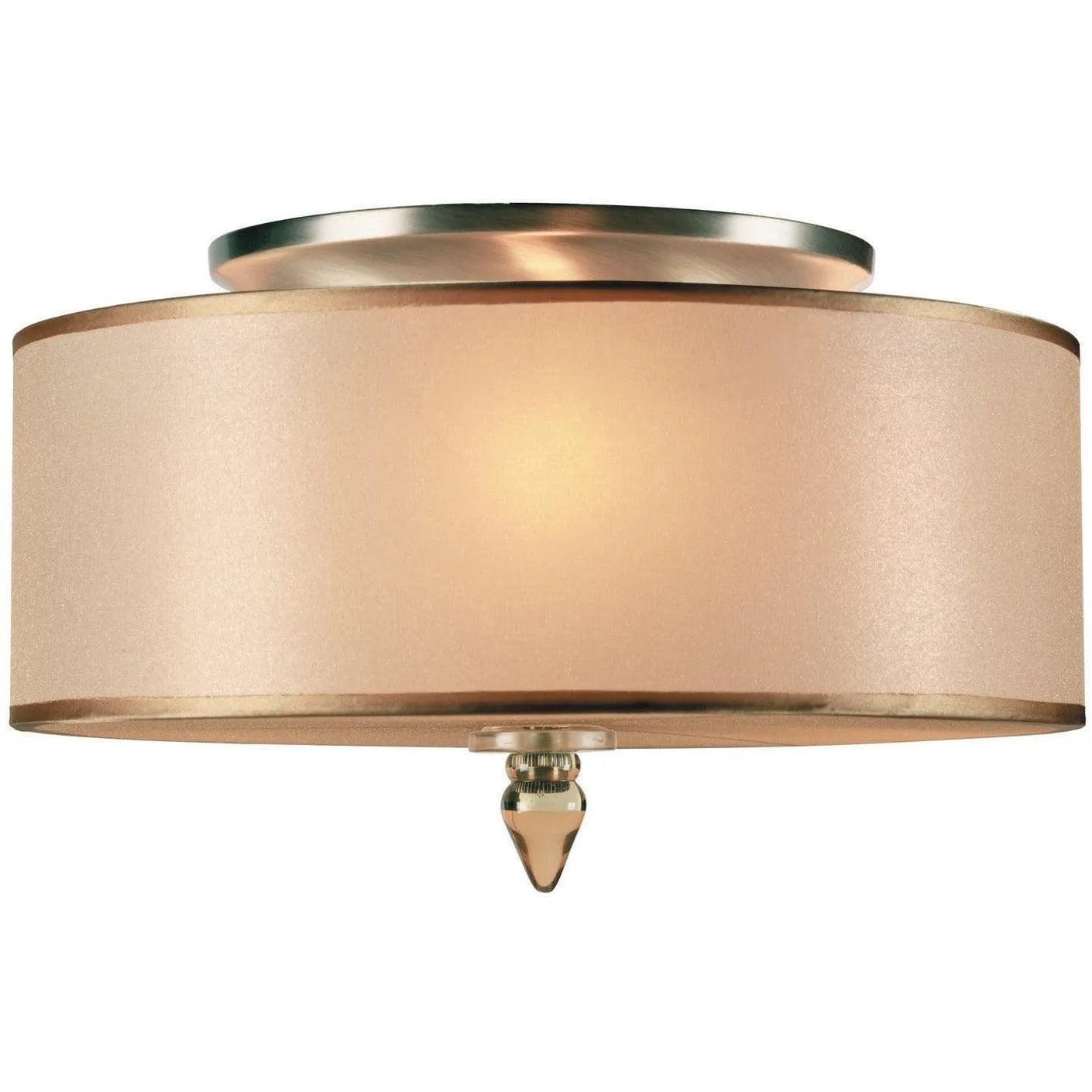 Crystorama - Luxo Three Light Ceiling Mount - 9503-AB | Montreal Lighting & Hardware