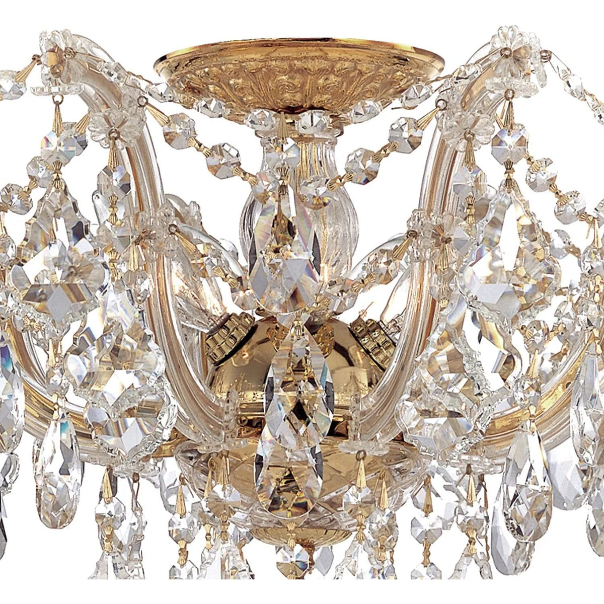 Crystorama - Maria Theresa Ceiling Mount - 4430-CH-CL-MWP | Montreal Lighting & Hardware