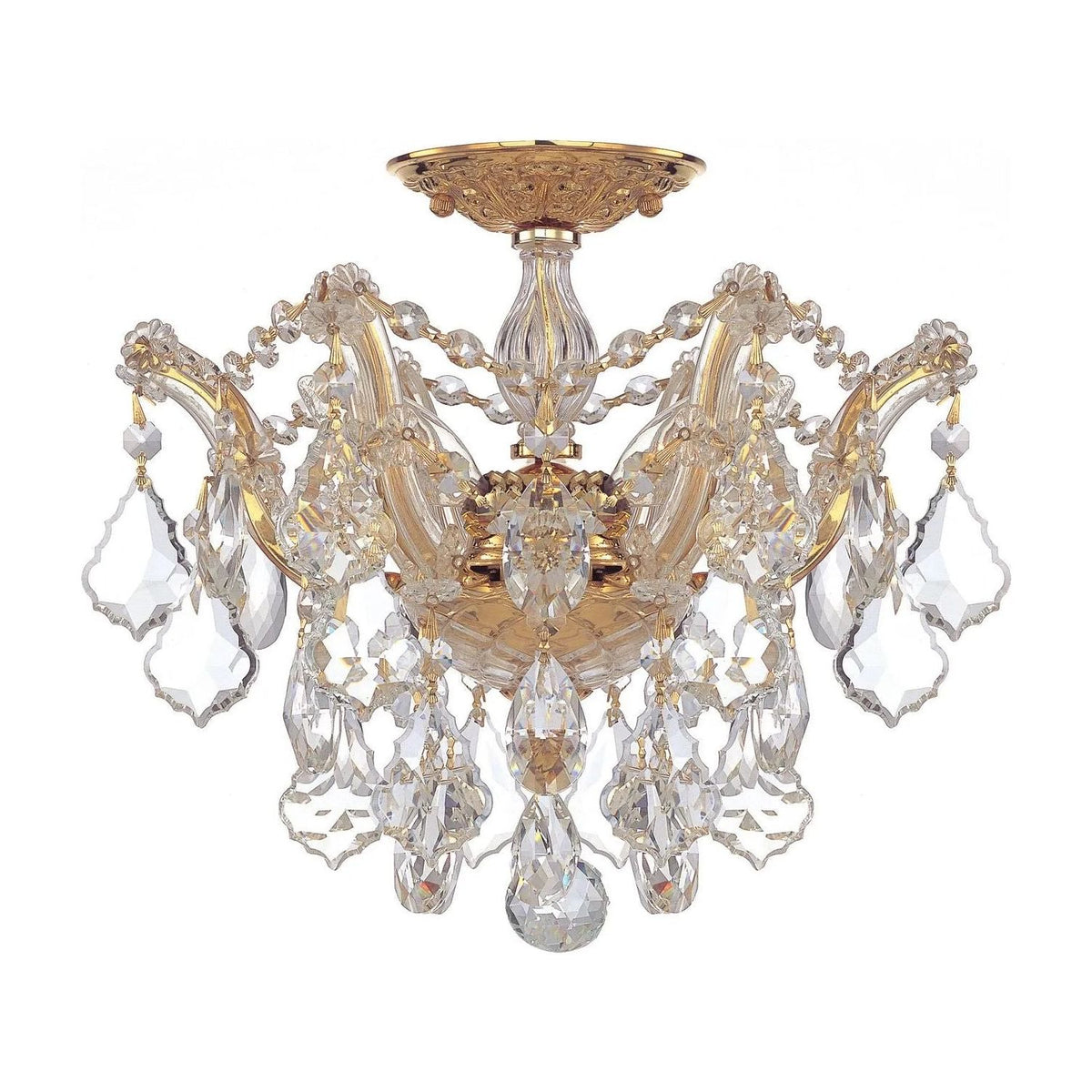 Crystorama - Maria Theresa Ceiling Mount - 4430-GD-CL-SAQ | Montreal Lighting & Hardware