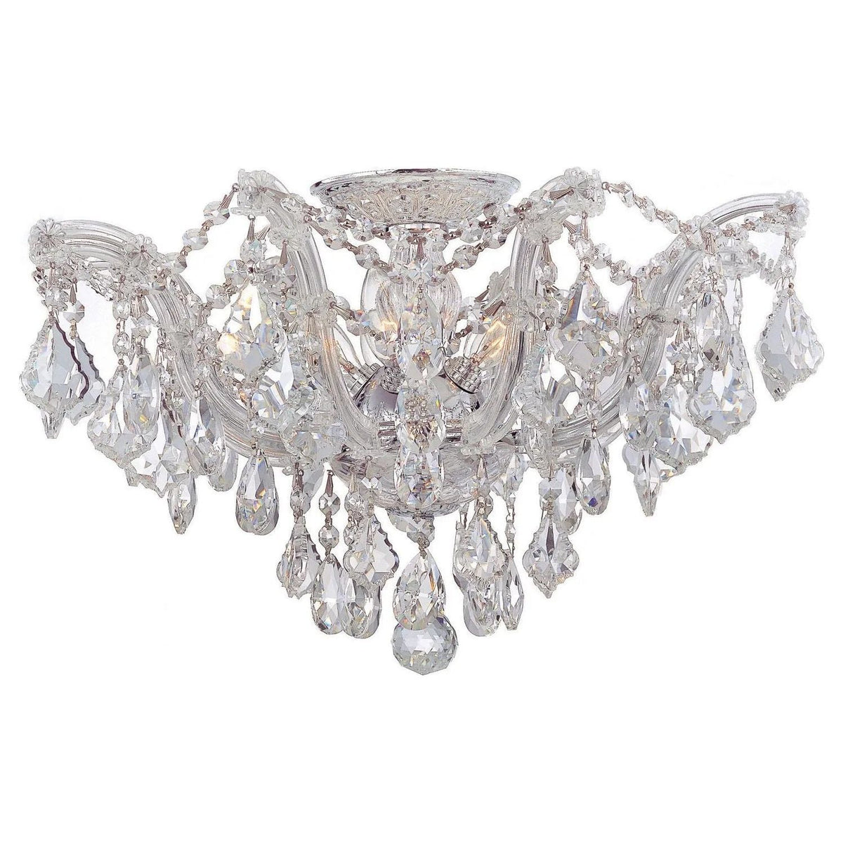 Crystorama - Maria Theresa Ceiling Mount - 4437-CH-CL-MWP | Montreal Lighting & Hardware