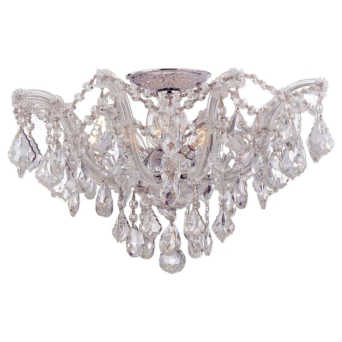 Crystorama - Maria Theresa Ceiling Mount - 4437-CH-CL-S | Montreal Lighting & Hardware