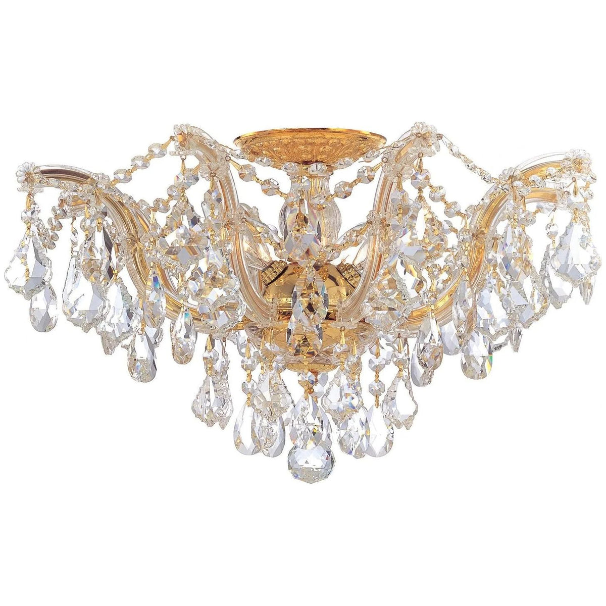 Crystorama - Maria Theresa Ceiling Mount - 4437-GD-CL-MWP | Montreal Lighting & Hardware