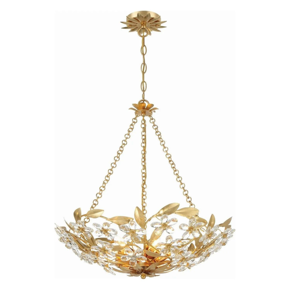 Crystorama - Marselle Chandelier - MSL-306-GA | Montreal Lighting & Hardware