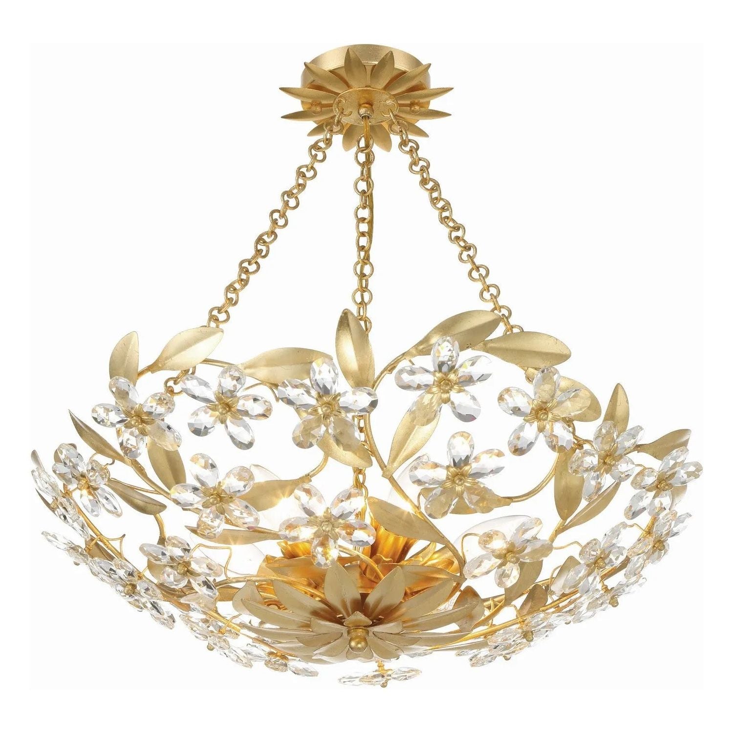 Crystorama - Marselle Semi Flush Mount - MSL-306-GA_CEILING | Montreal Lighting & Hardware