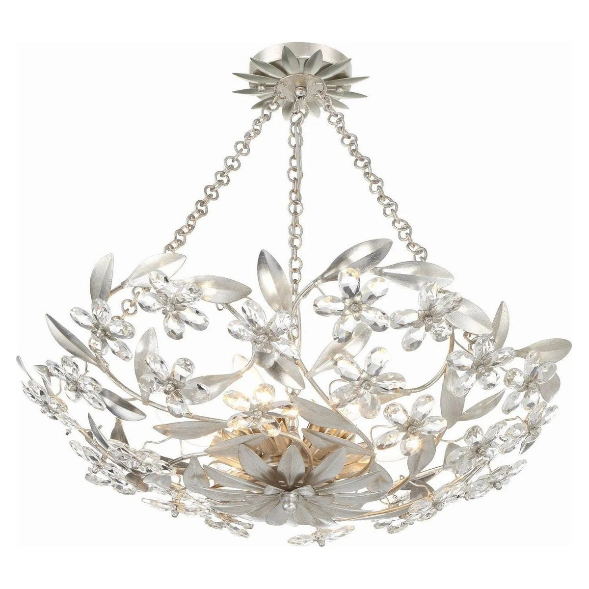 Crystorama - Marselle Semi Flush Mount - MSL-306-SA_CEILING | Montreal Lighting & Hardware