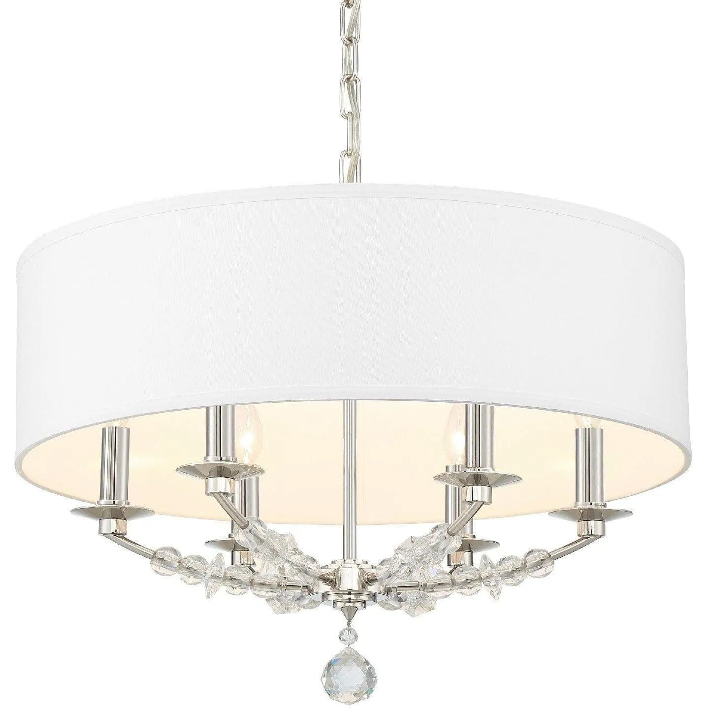 Crystorama - Mirage Six Light Chandelier - 8016-PN | Montreal Lighting & Hardware