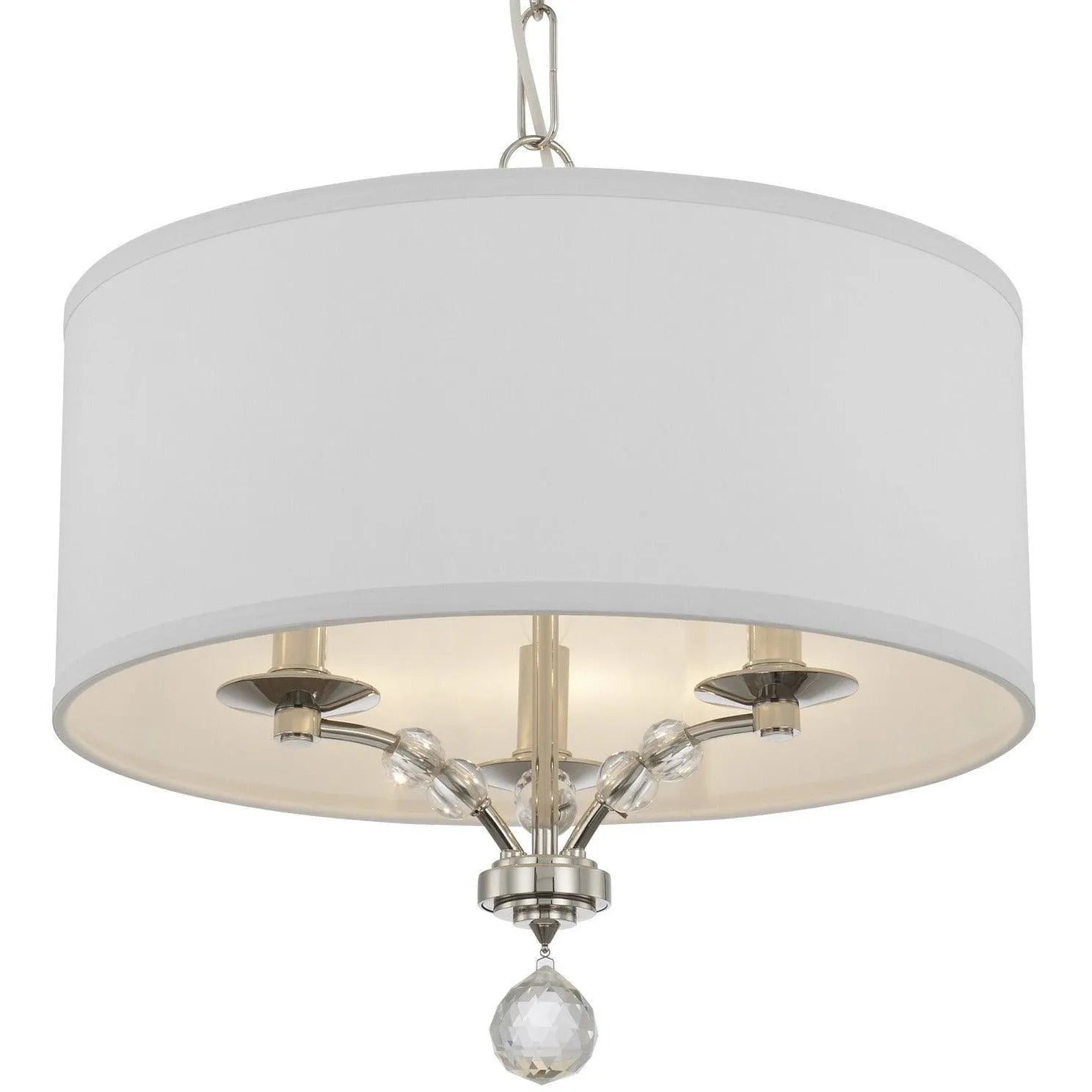 Crystorama - Mirage Three Light Chandelier - 8005-PN | Montreal Lighting & Hardware