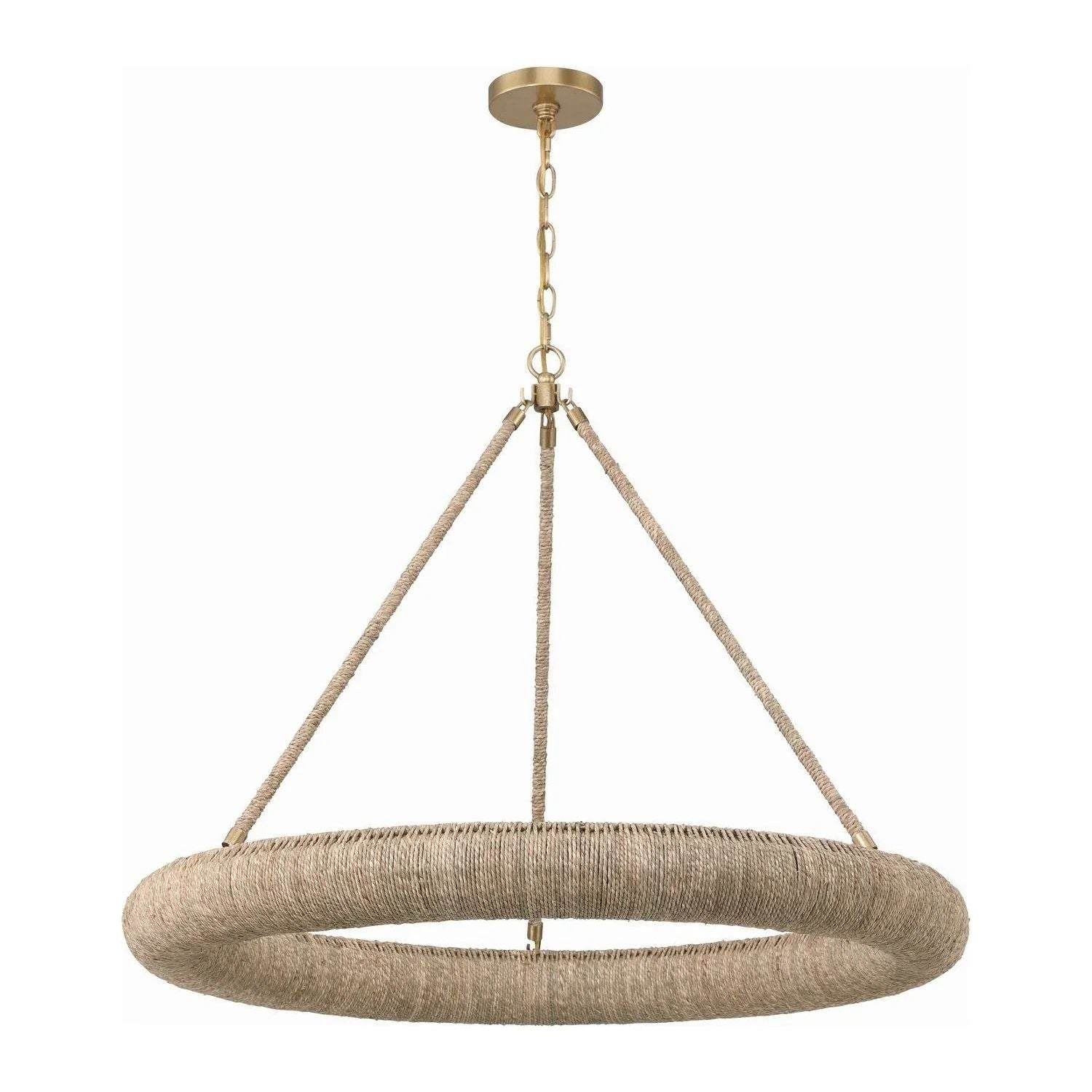 Crystorama - Oakley LED Chandelier - OAK-7538-SG | Montreal Lighting & Hardware