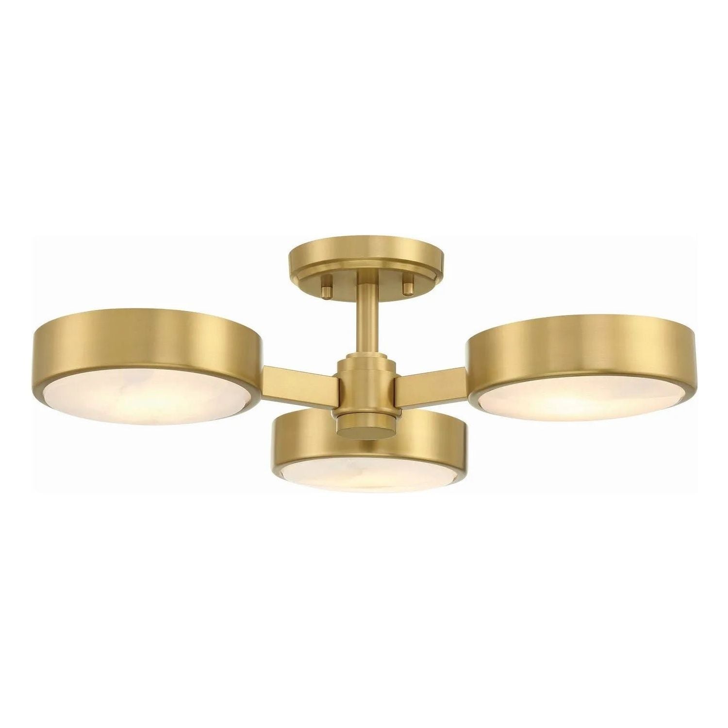 Crystorama - Orson Semi Flush Mount - ORS-733-MG-ST | Montreal Lighting & Hardware