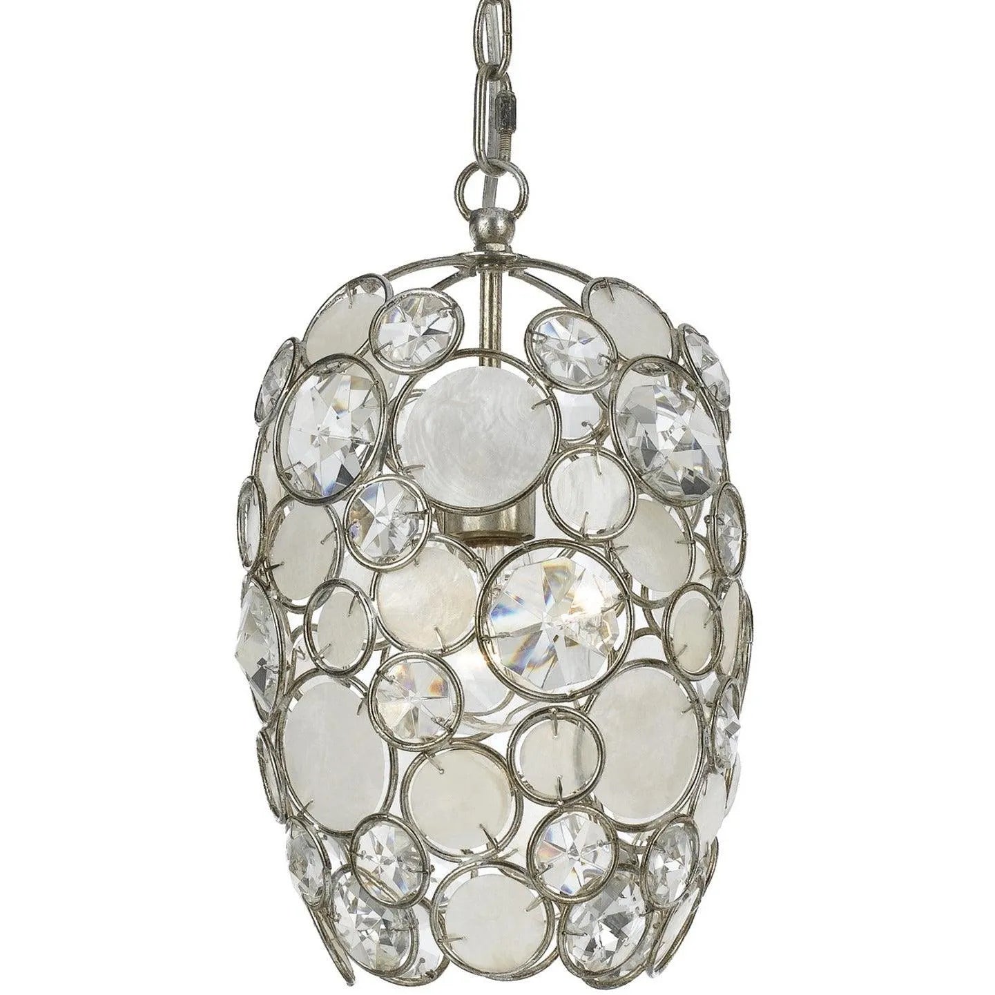 Crystorama - Palla One Light Mini Chandelier - 523-SA | Montreal Lighting & Hardware