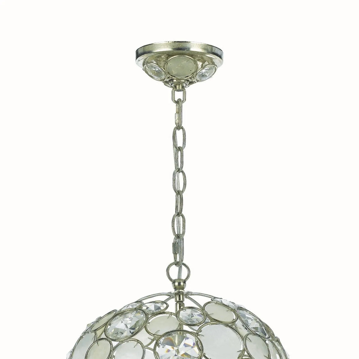 Crystorama - Palla One Light Mini Chandelier - 527-SA | Montreal Lighting & Hardware