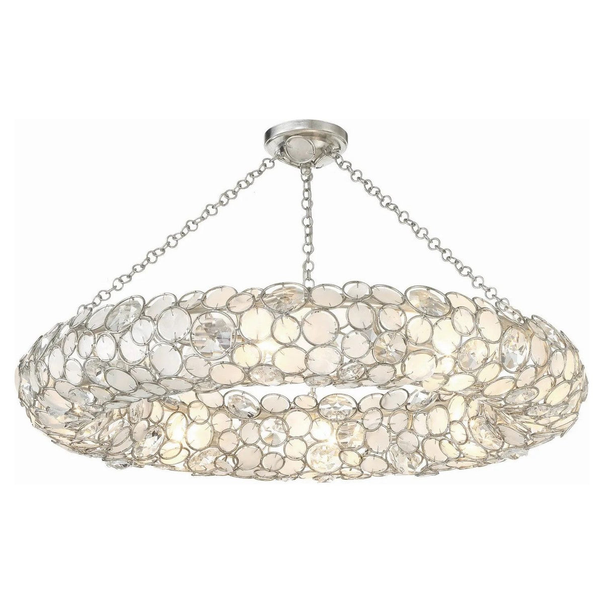 Crystorama - Palla Semi Flush Mount - 528P-SA_CEILING | Montreal Lighting & Hardware