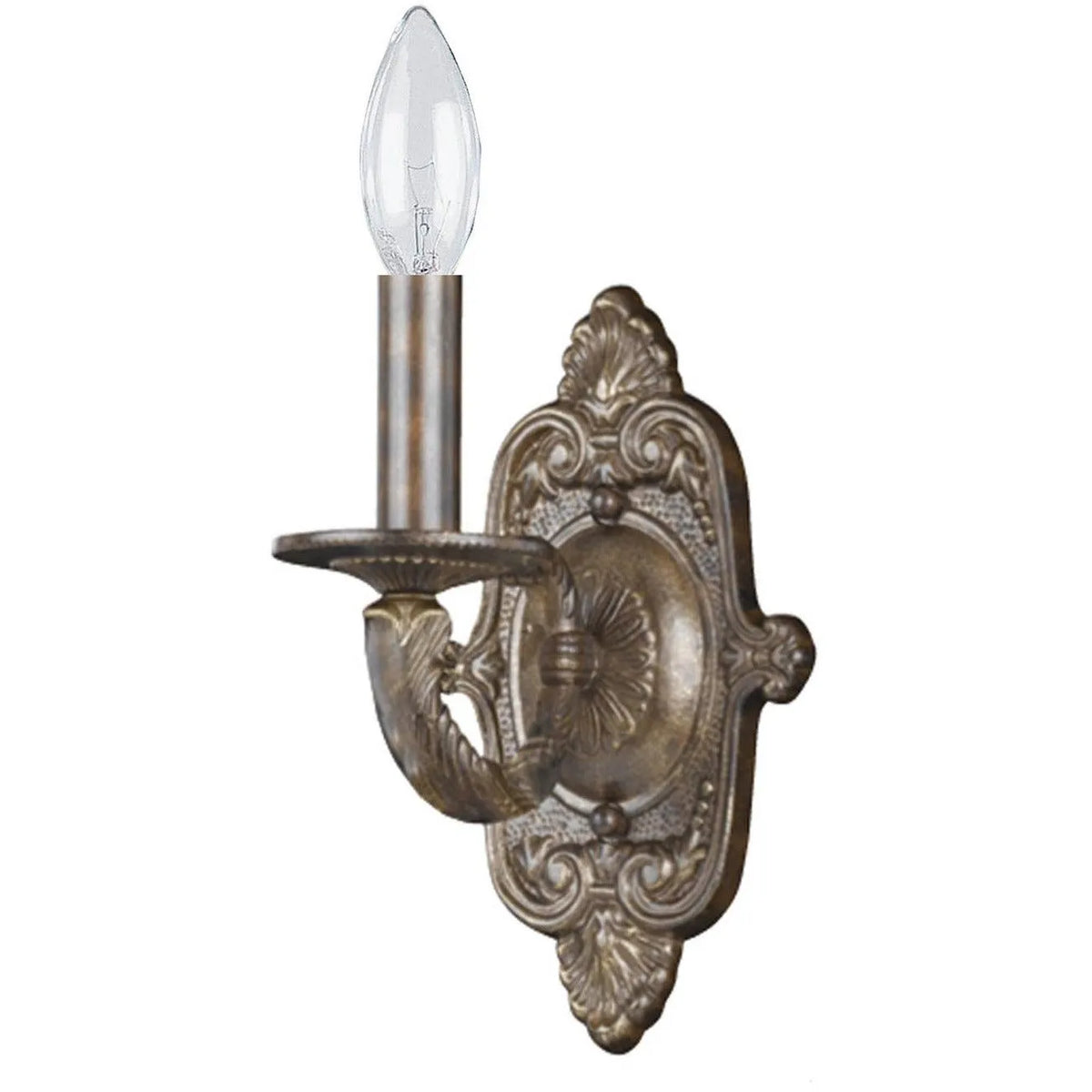 Crystorama - Paris Market One Light Wall Mount - 5111-VB | Montreal Lighting & Hardware