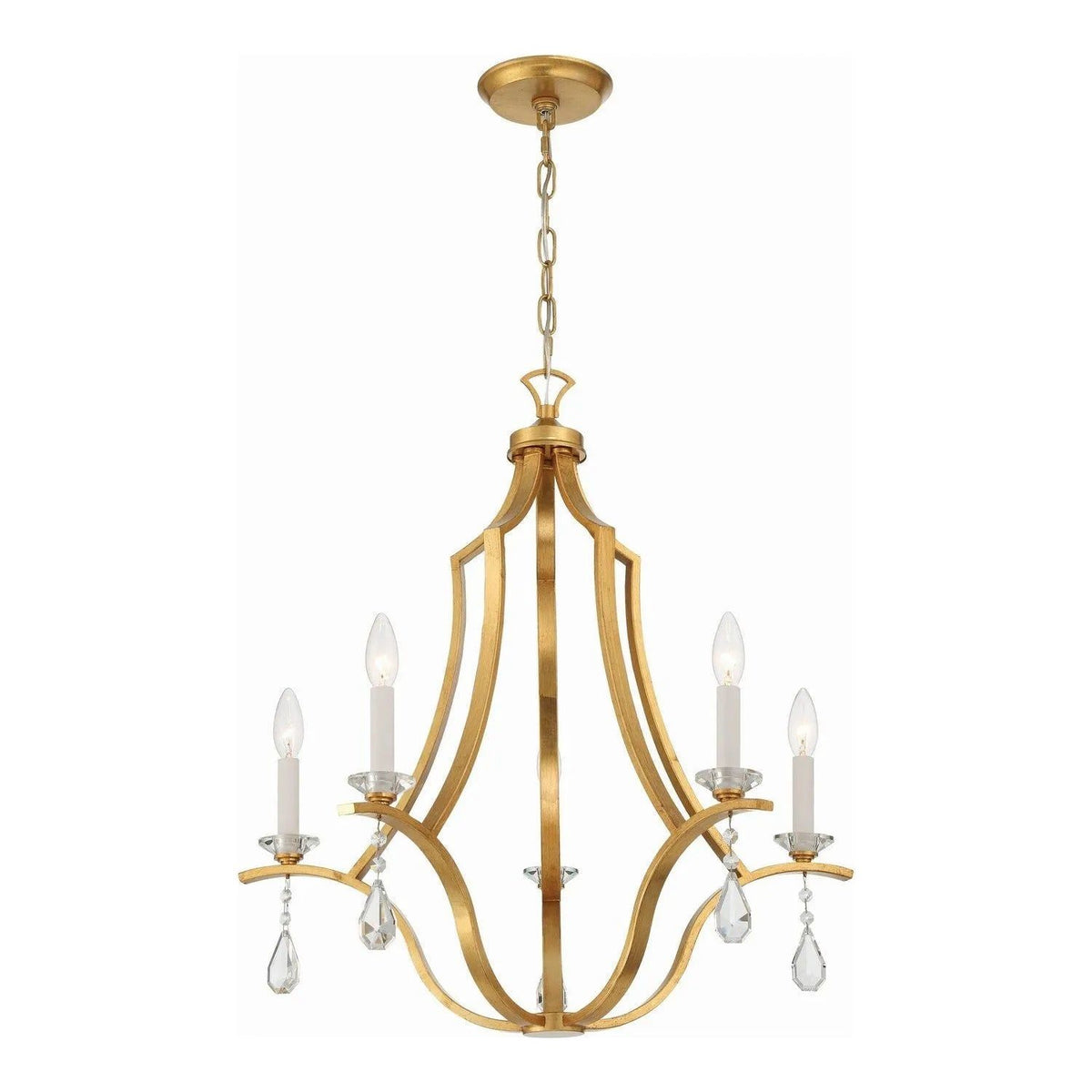 Crystorama - Perry Chandelier - PER-10405-GA | Montreal Lighting & Hardware