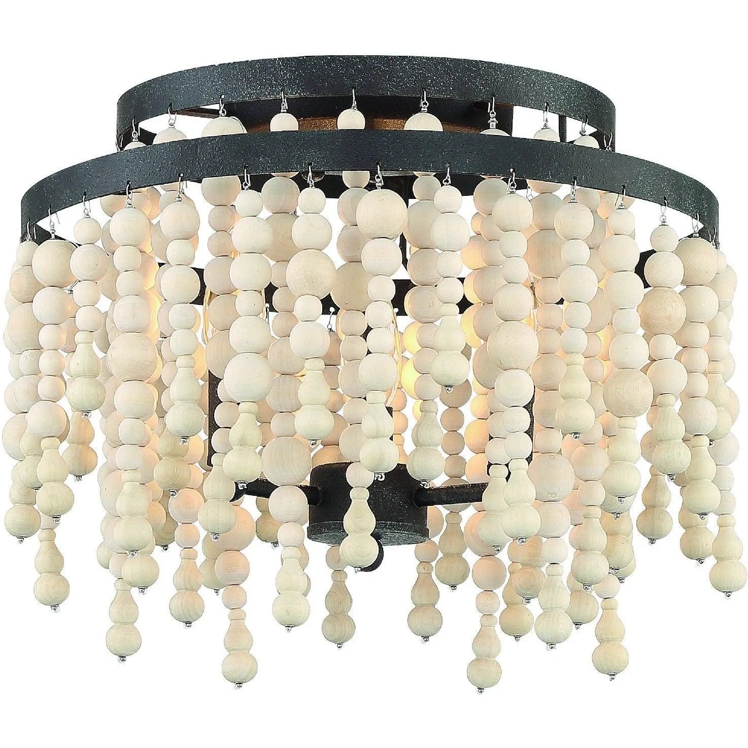 Crystorama - Poppy Three Light Ceiling Mount - POP-A5073-FB | Montreal Lighting & Hardware