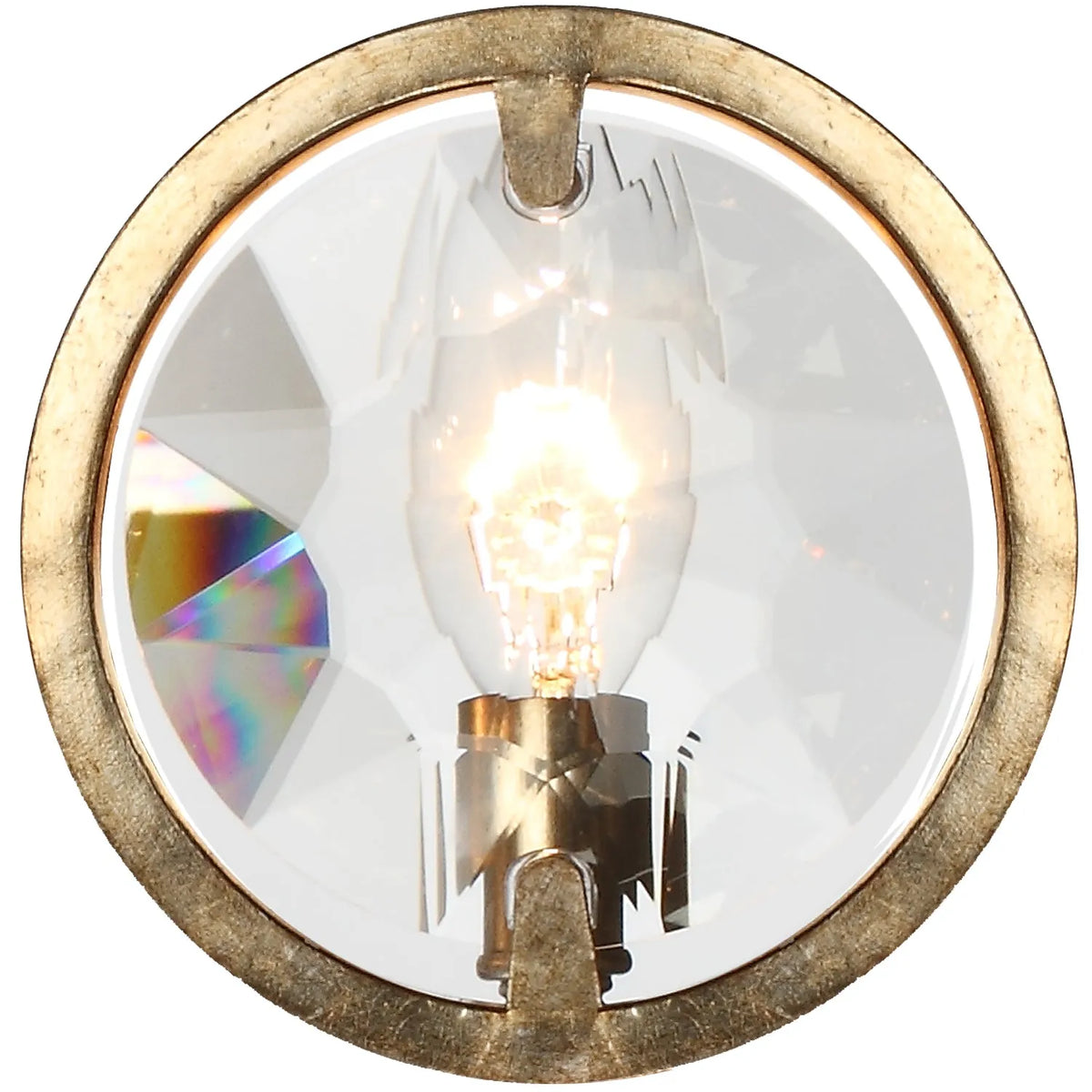 Crystorama - Quincy One Light Wall Mount - QUI-7621-DT | Montreal Lighting & Hardware