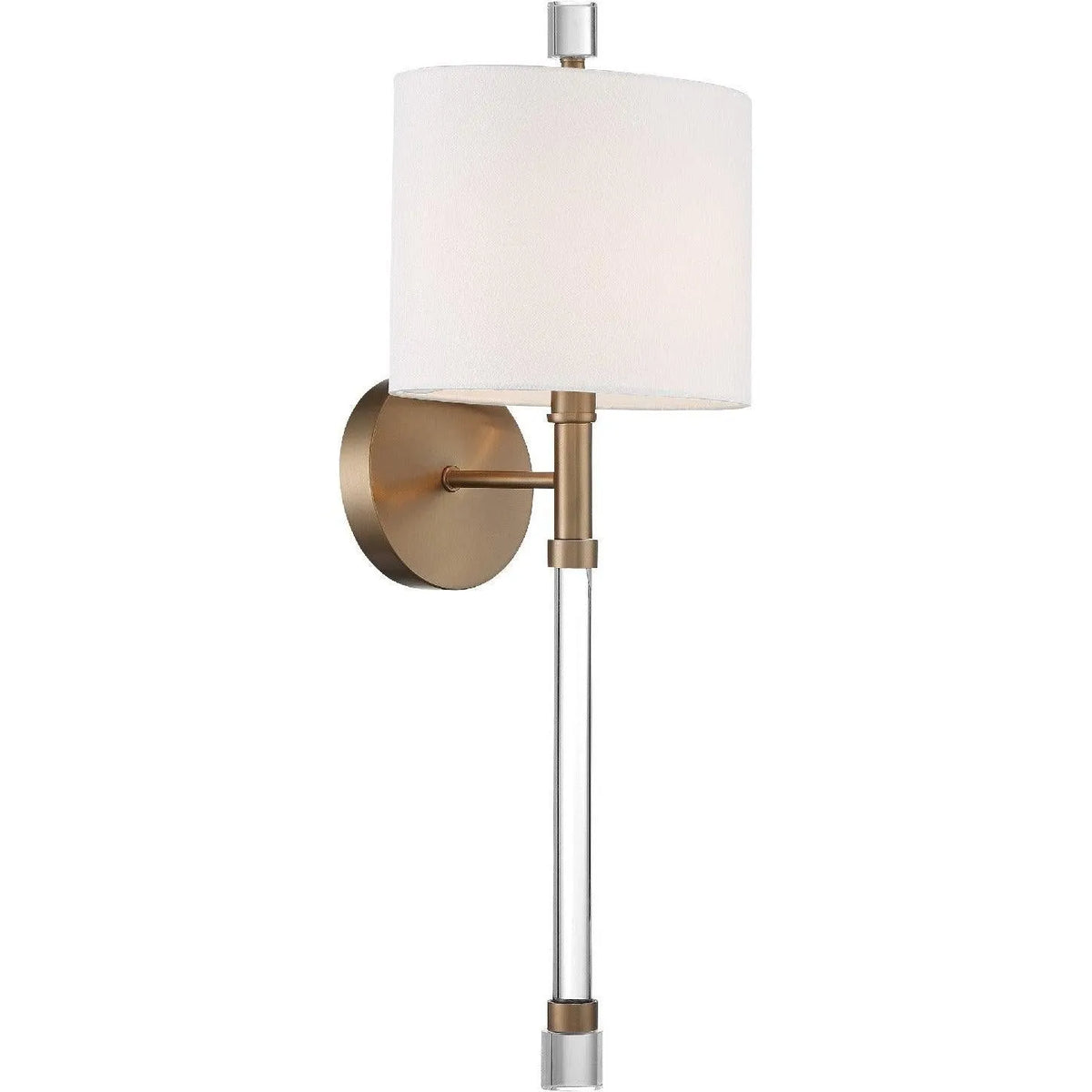 Crystorama - Rachel One Light Wall Mount - RAC-A3501-VG | Montreal Lighting & Hardware