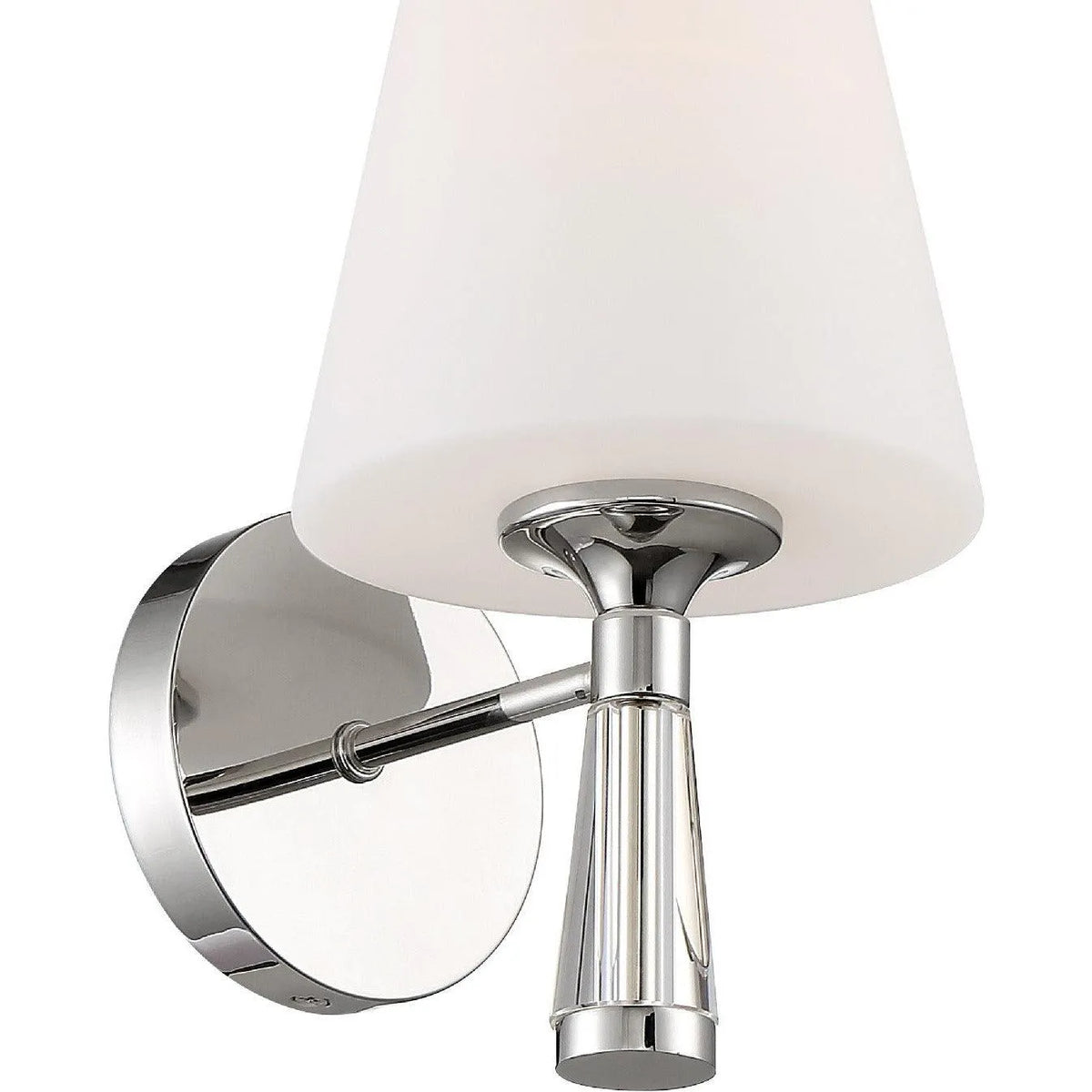 Crystorama - Ramsey One Light Wall Mount - RAM-A3401-PN | Montreal Lighting & Hardware