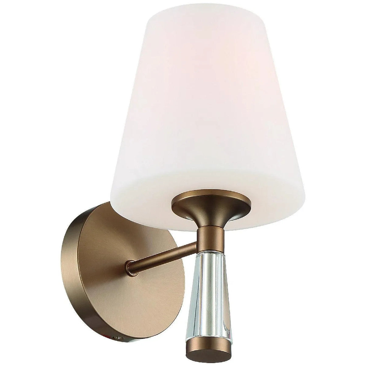 Crystorama - Ramsey One Light Wall Mount - RAM-A3401-VG | Montreal Lighting & Hardware