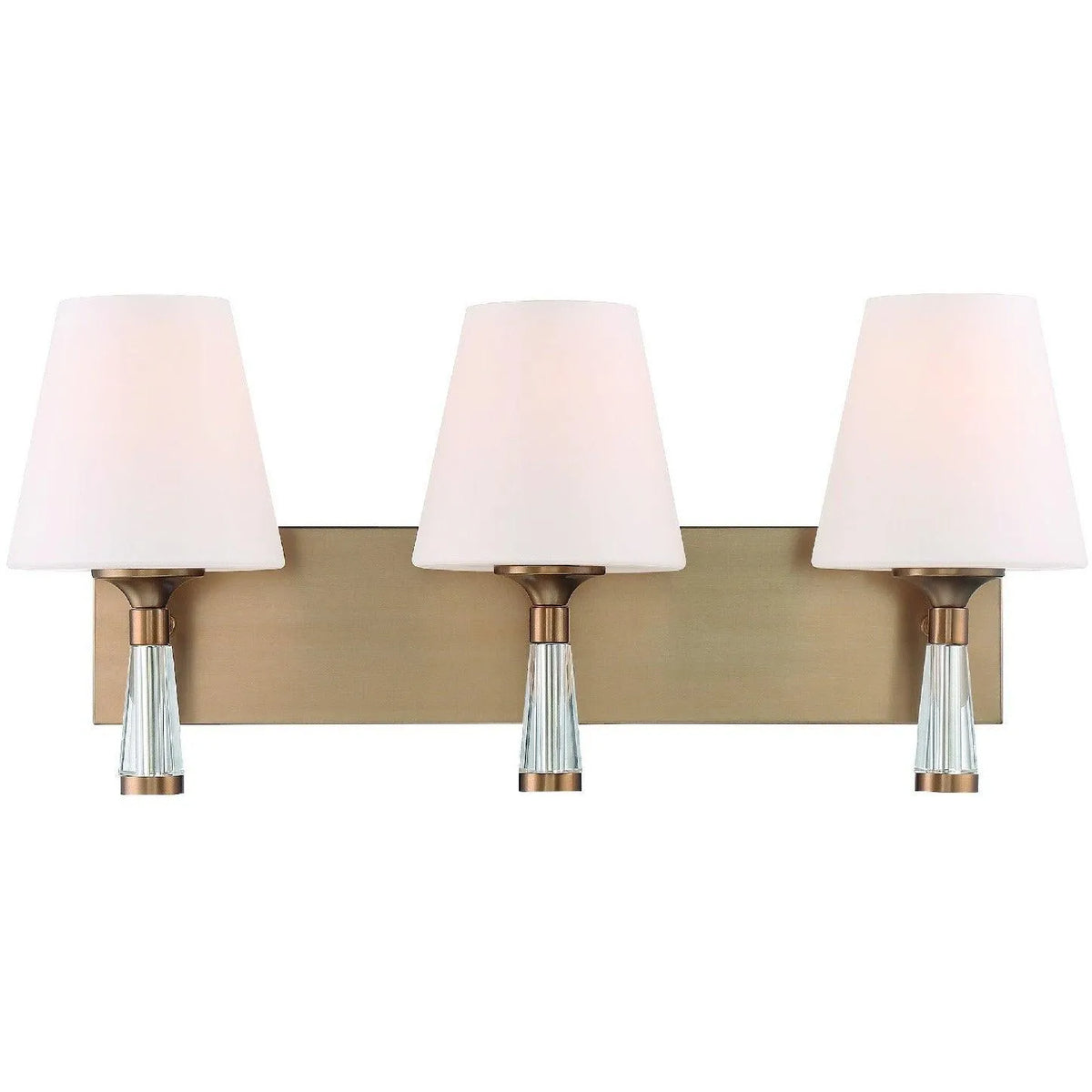 Crystorama - Ramsey Three Light Wall Mount - RAM-A3403-VG | Montreal Lighting & Hardware