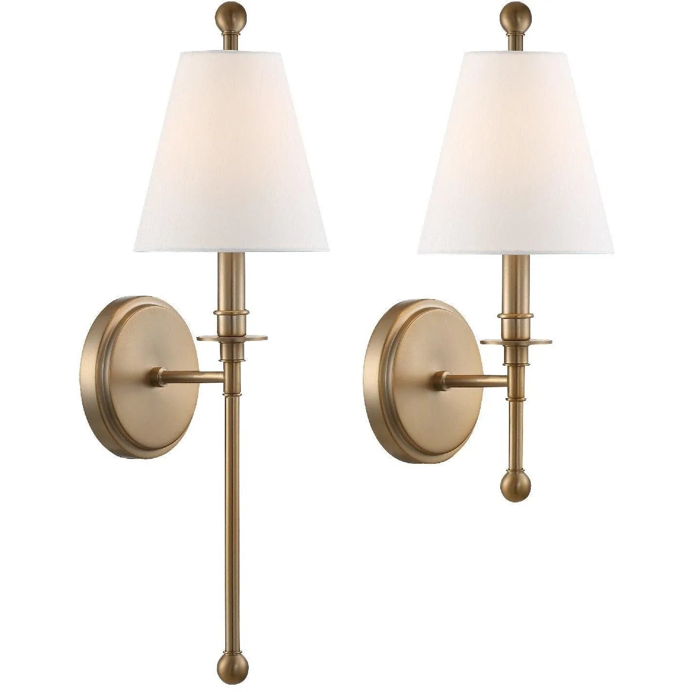 Crystorama - Riverdale One Light Wall Mount - RIV-382-AG | Montreal Lighting & Hardware