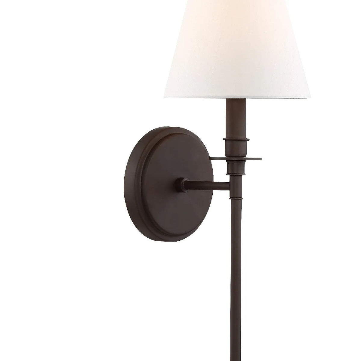 Crystorama - Riverdale One Light Wall Mount - RIV-382-AG | Montreal Lighting & Hardware