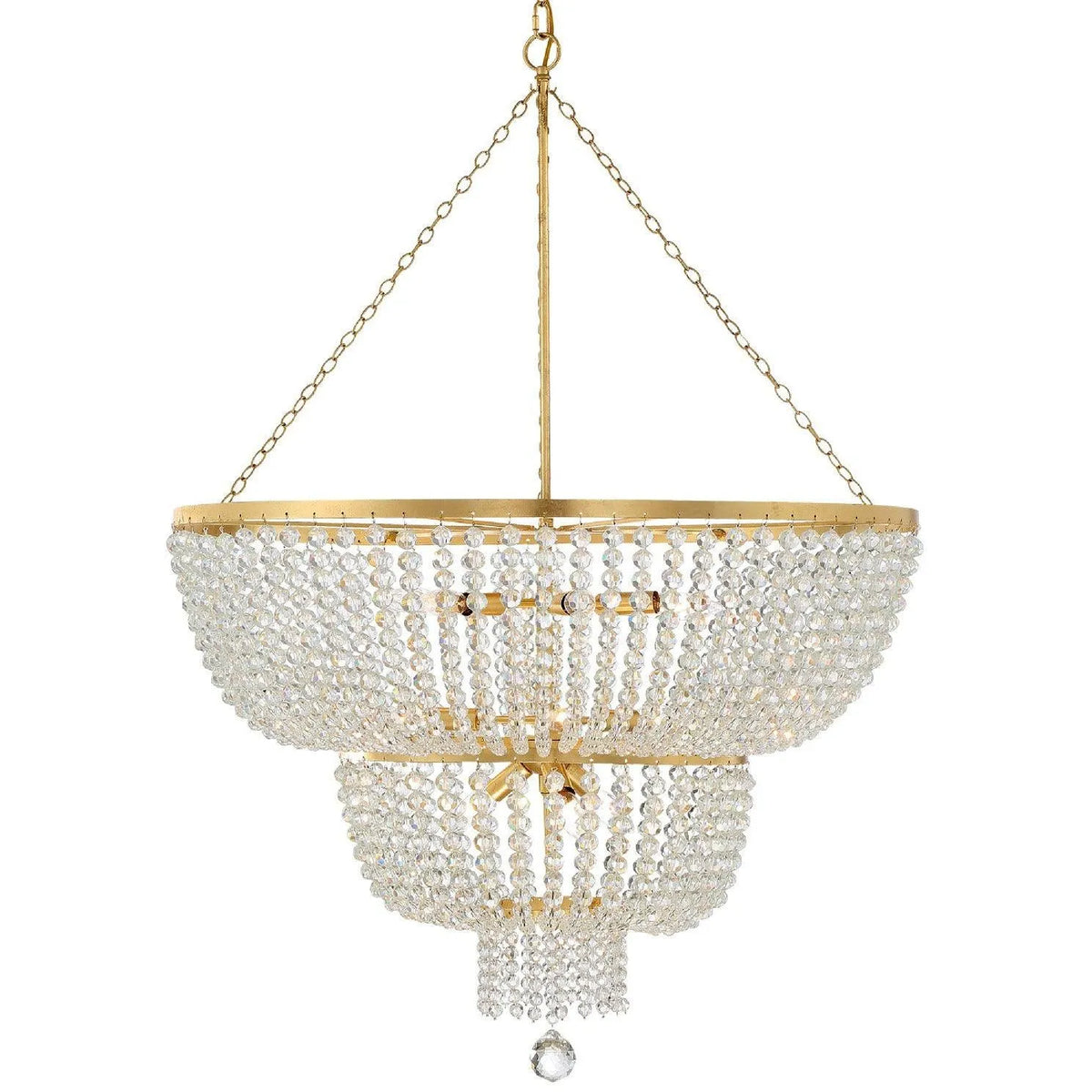 Crystorama - Rylee 12 Light Chandelier - 612-GA | Montreal Lighting & Hardware