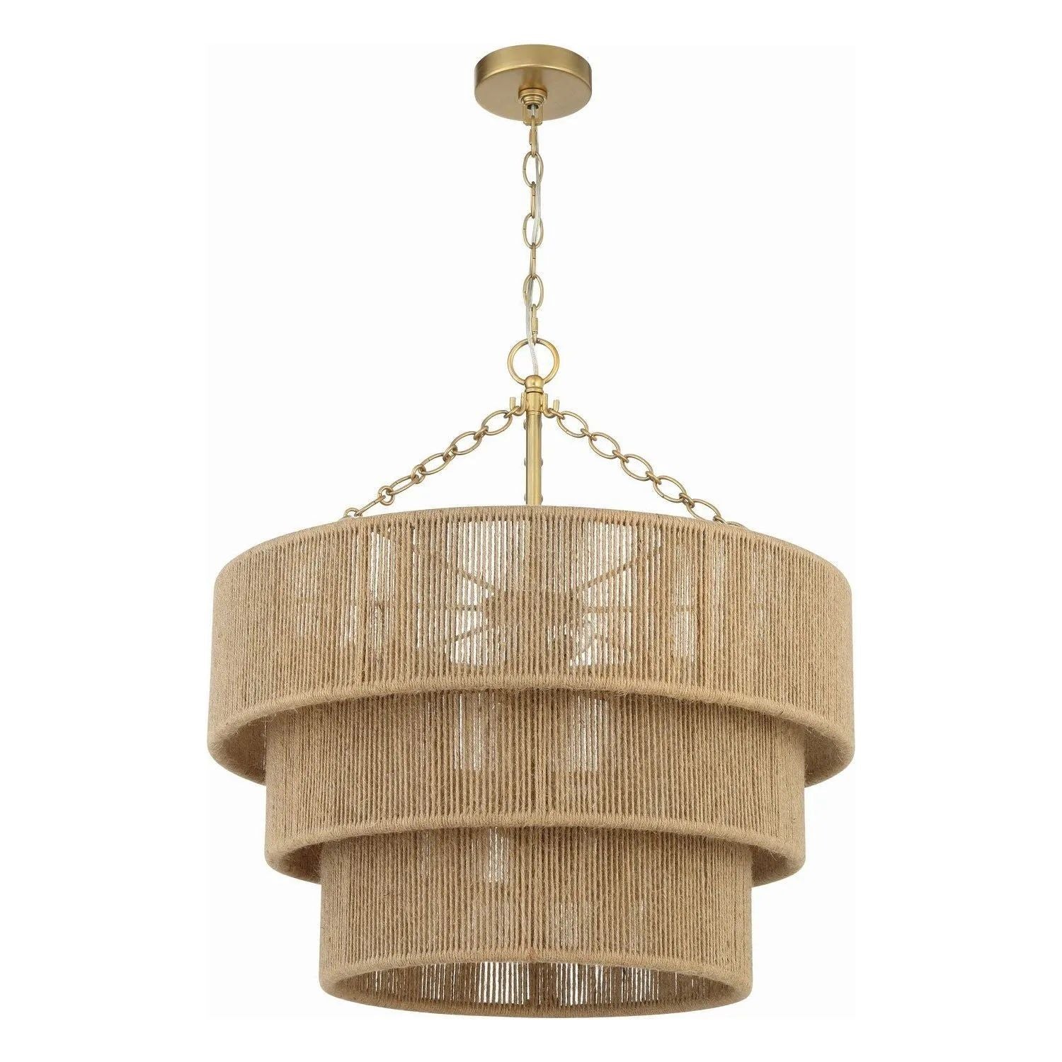 Crystorama - Shyla Chandelier - SHY-10907-SG | Montreal Lighting & Hardware