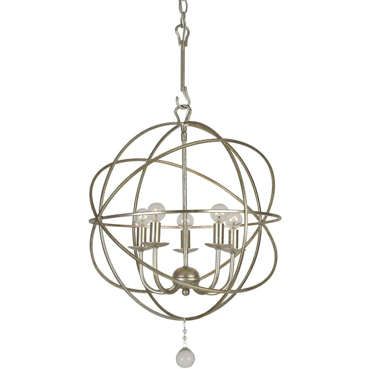 Crystorama - Solaris Five Light Mini Chandelier - 9224-OS | Montreal Lighting & Hardware