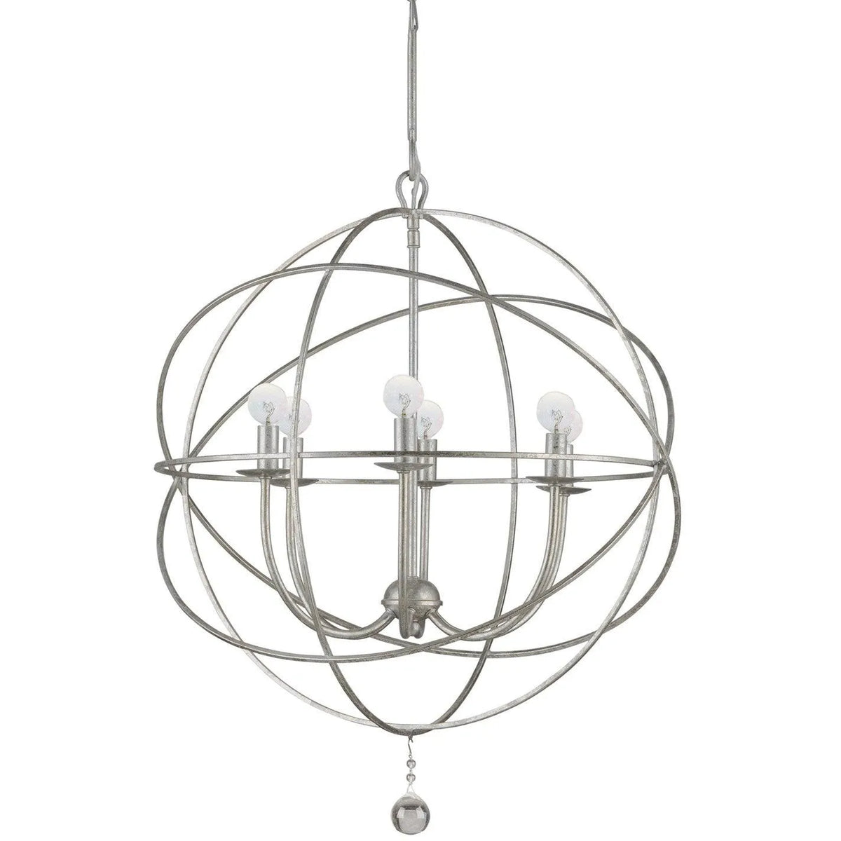 Crystorama - Solaris Six Light Chandelier - 9226-OS | Montreal Lighting & Hardware