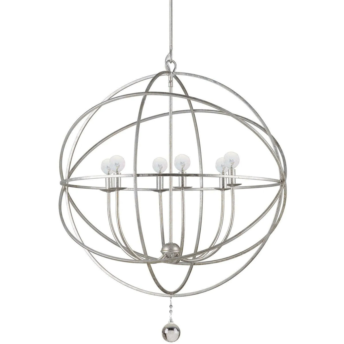 Crystorama - Solaris Six Light Chandelier - 9228-OS | Montreal Lighting & Hardware