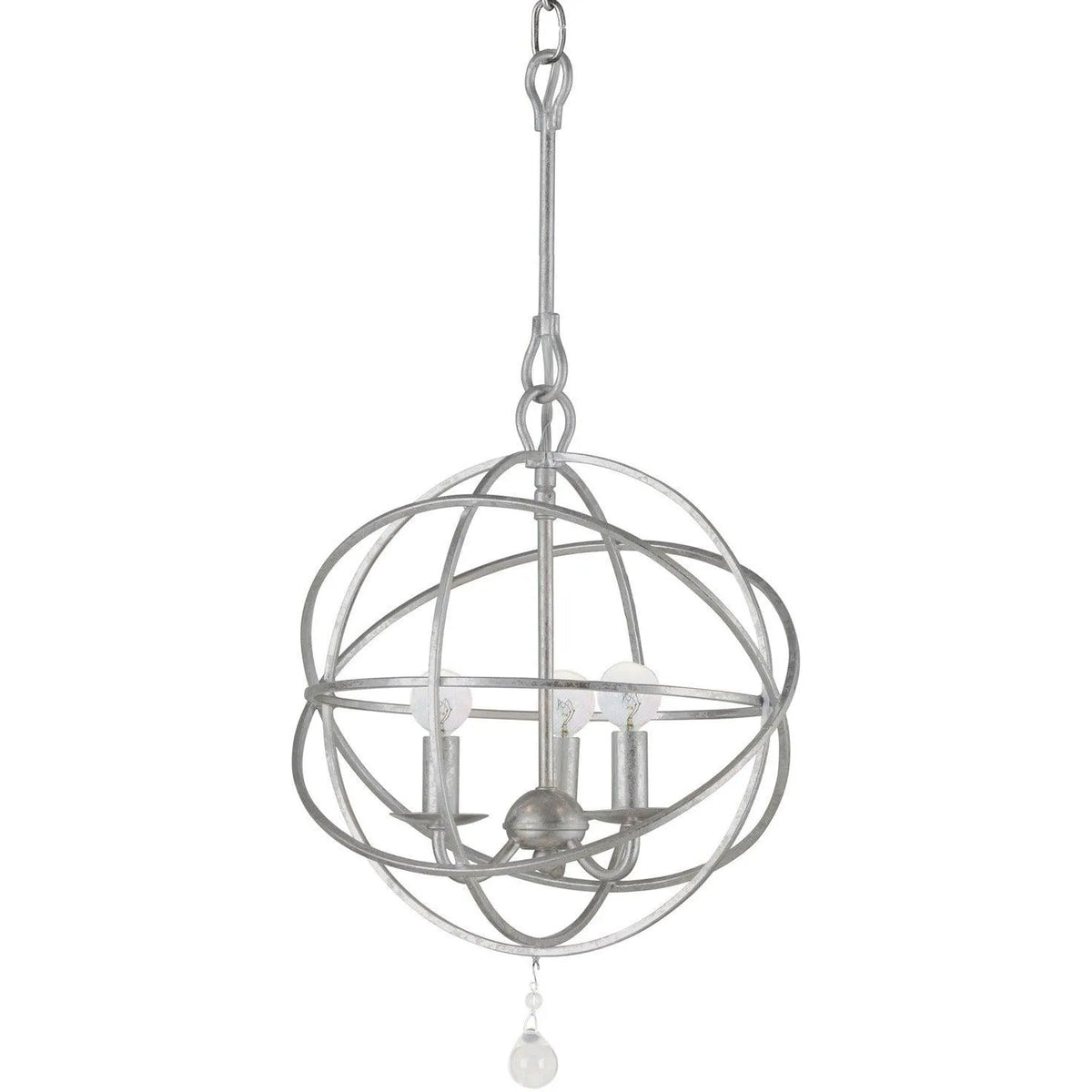 Crystorama - Solaris Three Light Mini Chandelier - 9225-OS | Montreal Lighting & Hardware