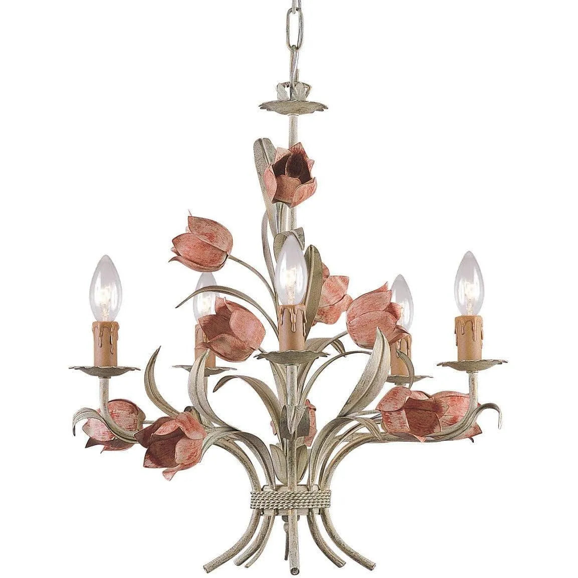 Crystorama - Southport Five Light Chandelier - 4805-SR | Montreal Lighting & Hardware