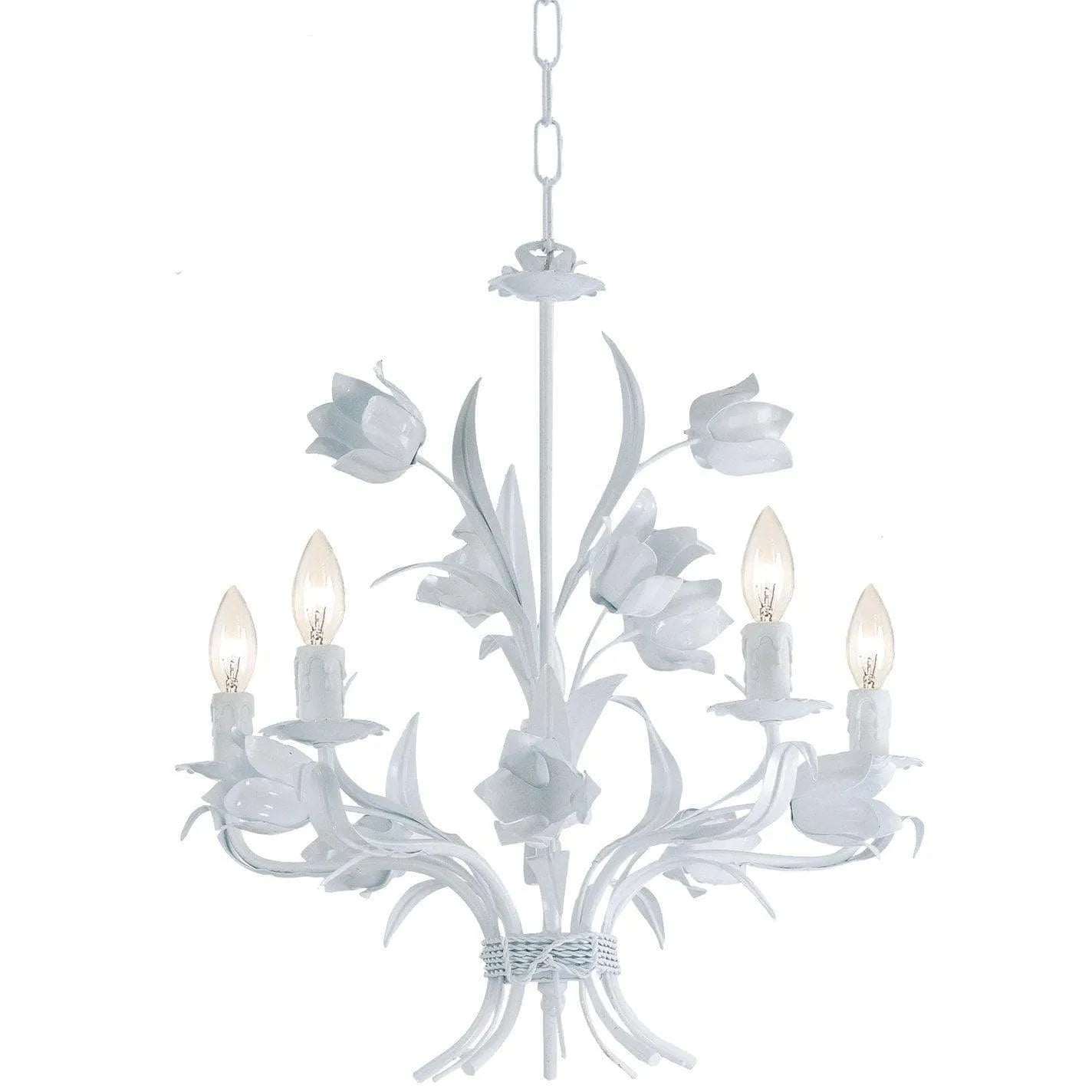 Crystorama - Southport Five Light Chandelier - 4815-WW | Montreal Lighting & Hardware