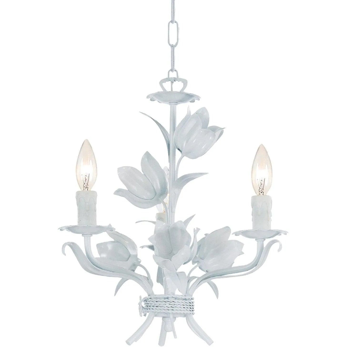 Crystorama - Southport Three Light Mini Chandelier - 4813-WW | Montreal Lighting & Hardware