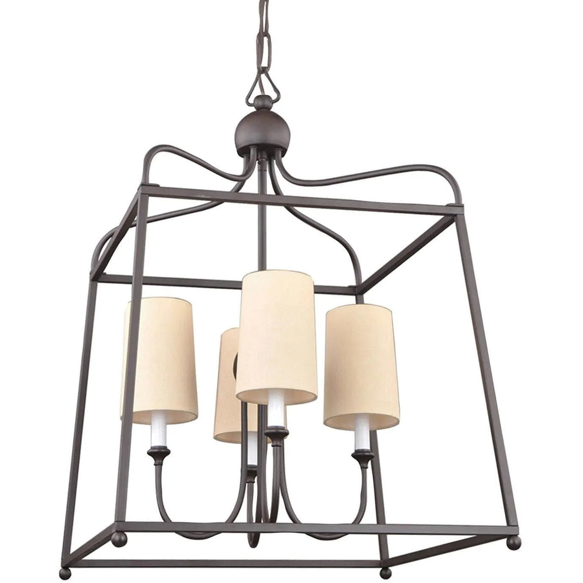 Crystorama - Sylvan Four Light Chandelier - 2244-DB | Montreal Lighting & Hardware