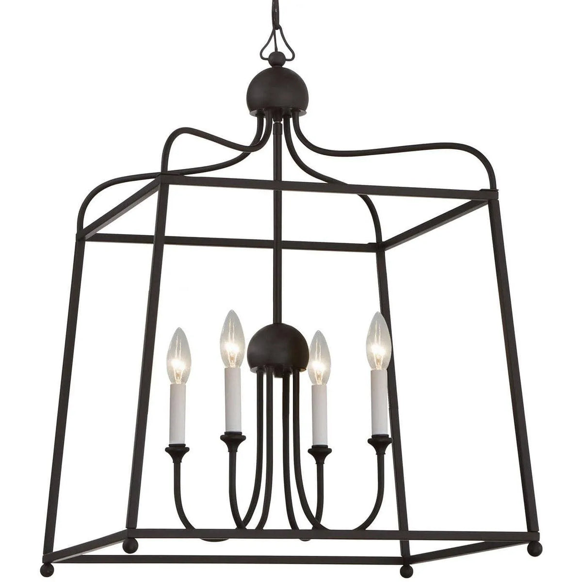 Crystorama - Sylvan Four Light Chandelier - 2244-DB_NOSHADE | Montreal Lighting & Hardware