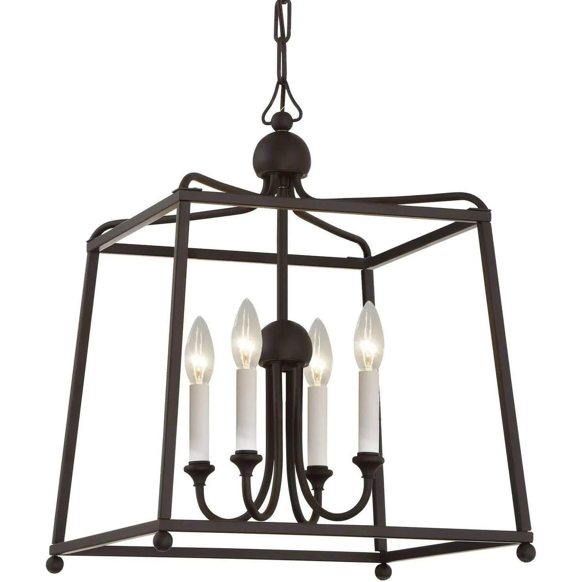 Crystorama - Sylvan Four Light Chandelier - 2245-DB_NOSHADE | Montreal Lighting & Hardware