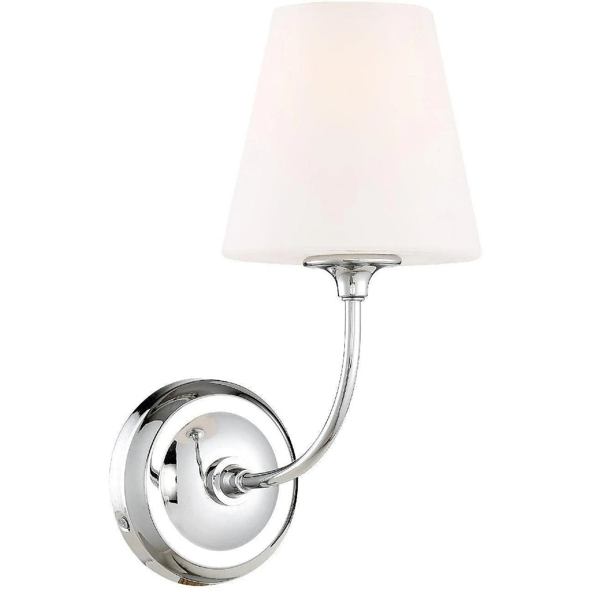 Crystorama - Sylvan One Light Wall Mount - 2441-OP-CH | Montreal Lighting & Hardware