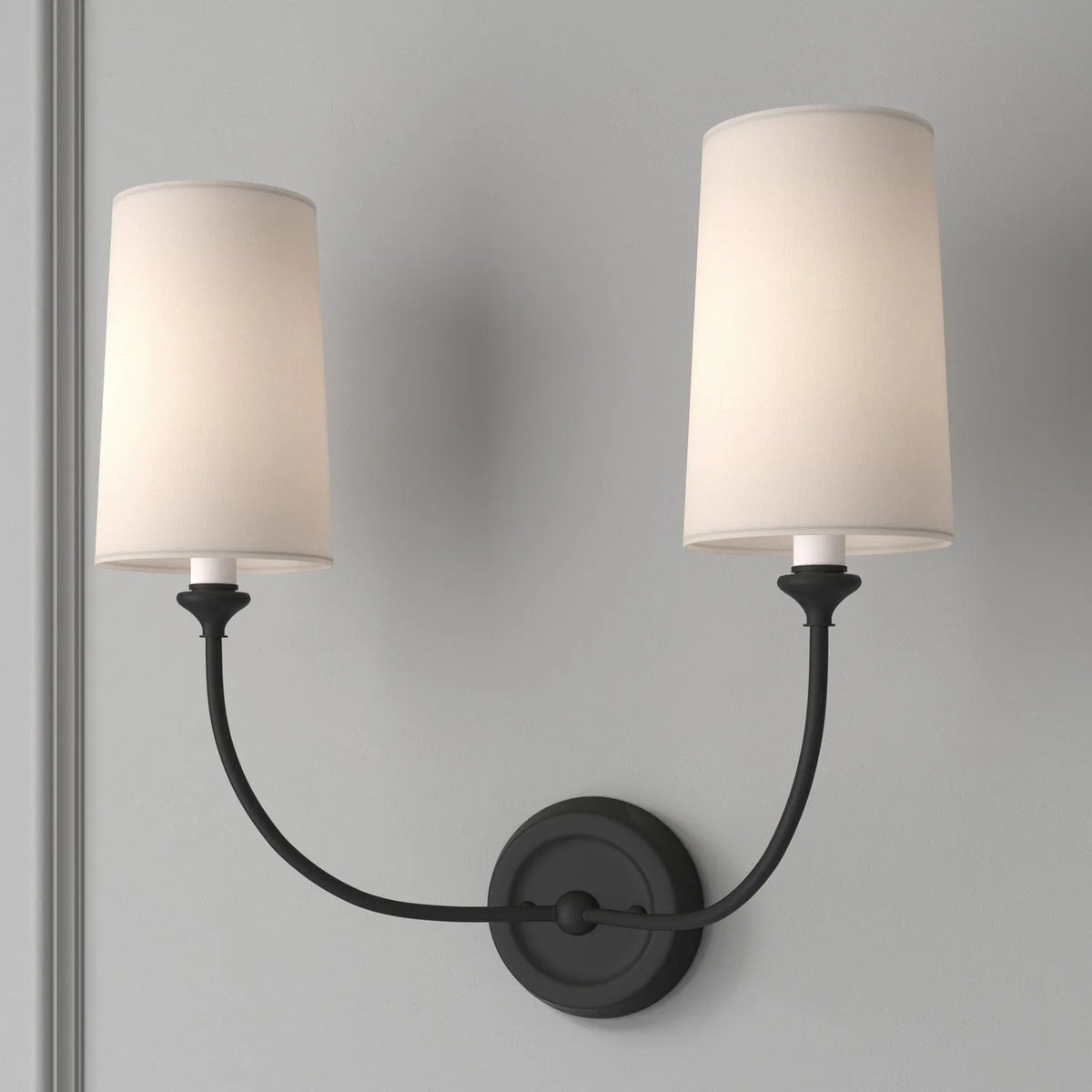 Crystorama - Sylvan Two Light Wall Mount - 2242-BF | Montreal Lighting & Hardware