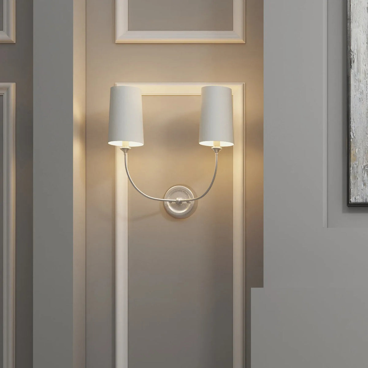 Crystorama - Sylvan Two Light Wall Mount - 2242-BF | Montreal Lighting & Hardware