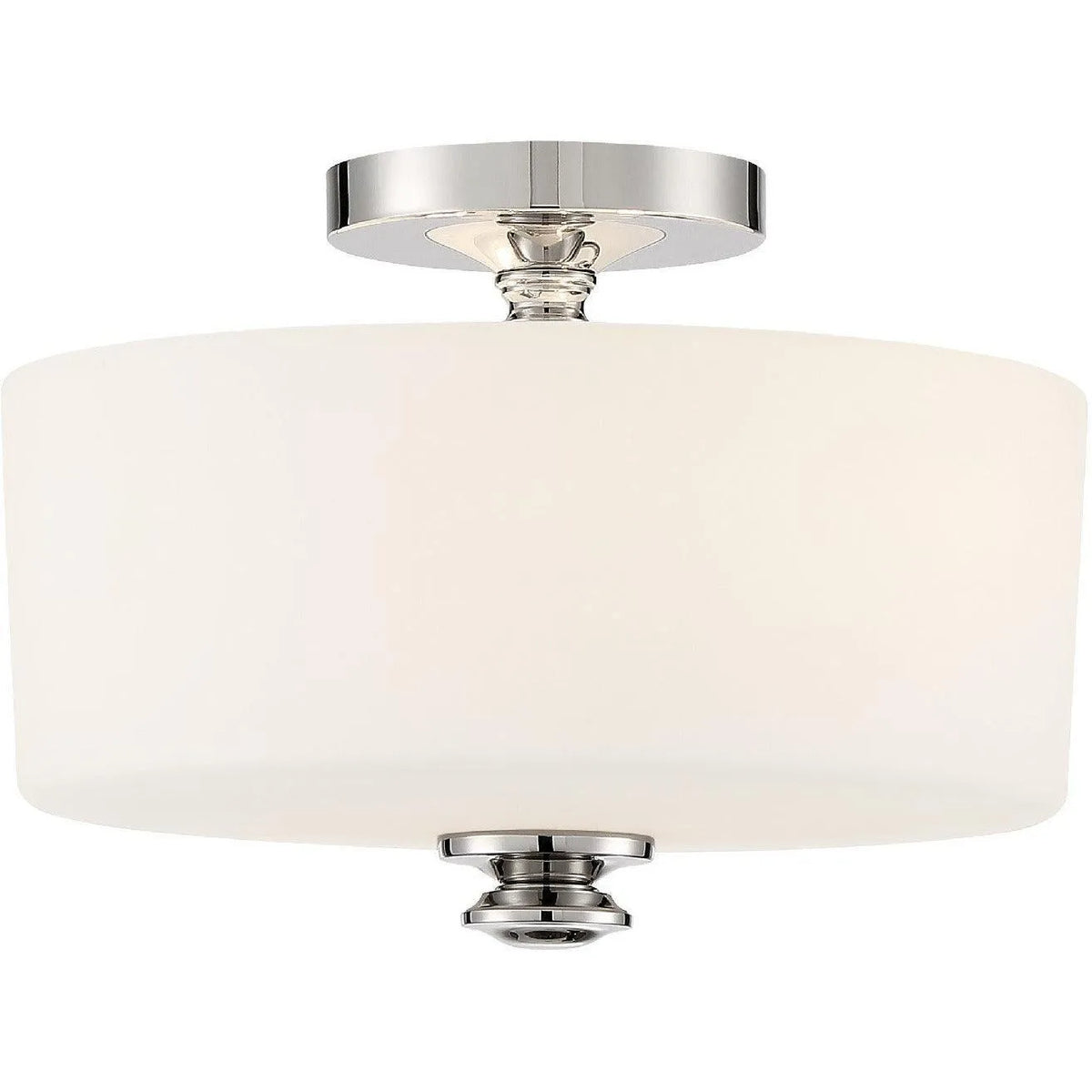 Crystorama - Travis Two Light Ceiling Mount - TRA-A3302-PN | Montreal Lighting & Hardware