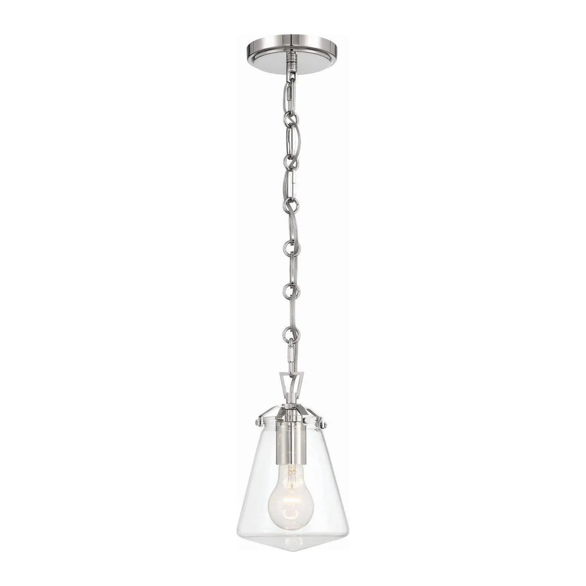 Crystorama - Voss Mini Pendant - VSS-7002-PN | Montreal Lighting & Hardware