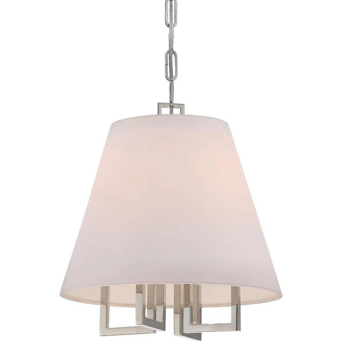 Crystorama - Westwood Four Light Mini Chandelier - 2254-PN | Montreal Lighting & Hardware