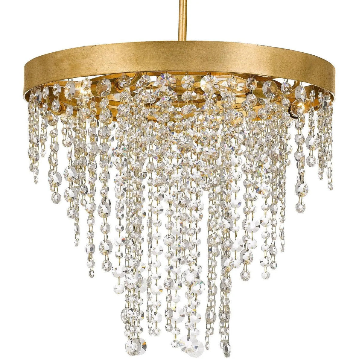 Crystorama - Winham Five Light Chandelier - WIN-615-GA-CL-MWP | Montreal Lighting & Hardware