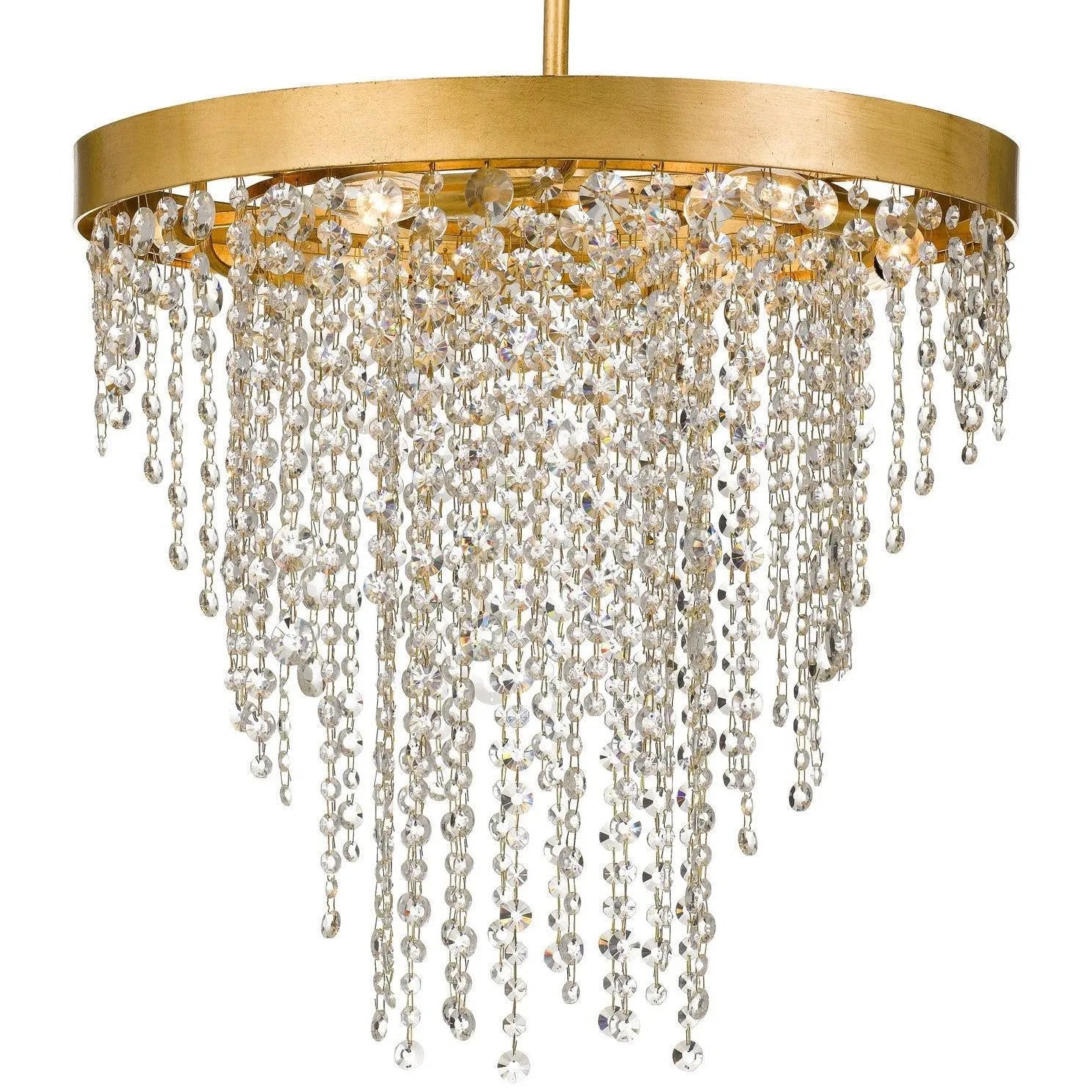 Crystorama - Winham Six Light Chandelier - WIN-616-GA-CL-MWP | Montreal Lighting & Hardware