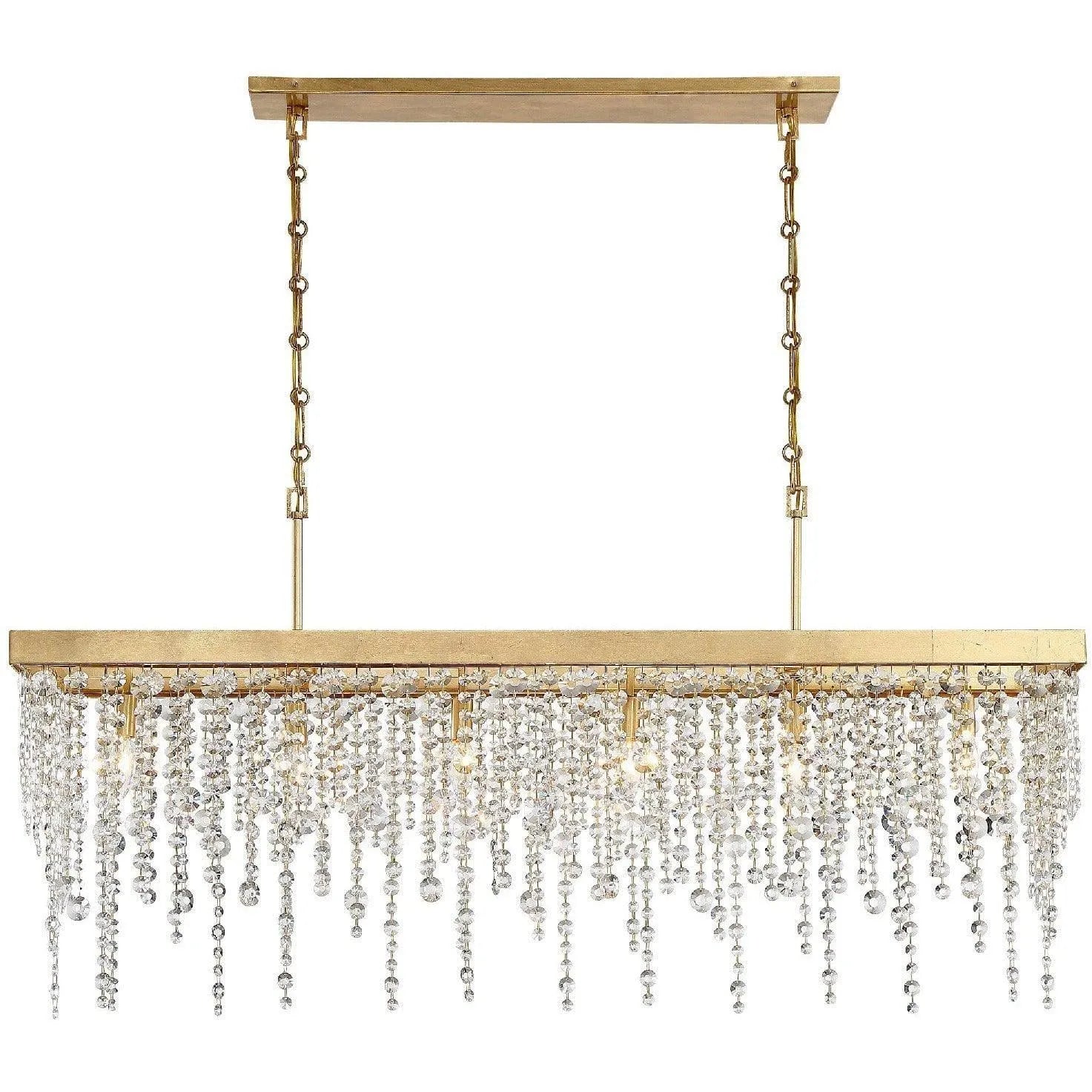 Crystorama - Winham Six Light Chandelier - WIN-617-GA-CL-MWP | Montreal Lighting & Hardware